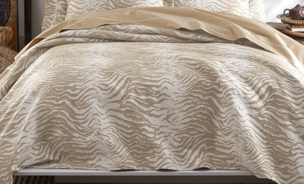 Tiger Linen & Cotton Bedcover